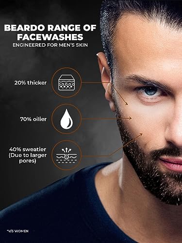 Beardo DeTan Face Wash for Men | With Vitamin E, Aloe Vera & Coffee | All in One Tan removal Face Wash for Men | Exfoliates, Brightens and Hydrates Skin | All Skin type | 100ml